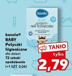 Kaufland Patyczki kosmetyczne dla dzieci bevola baby oferta