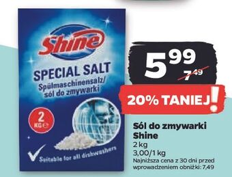 Netto Sól do zmywarki shine classic oferta