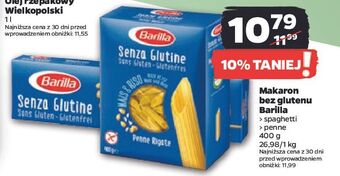 Netto Makaron penne rigate bezglutenowy barilla oferta