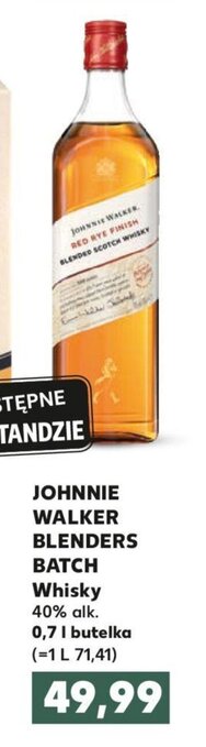 Kaufland Johnnie Walker Blenders Batch whisky 40% 0,7l oferta