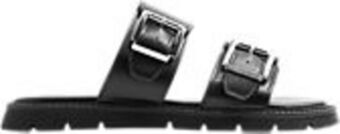 Deichmann Czarne klapki damskie catwalk oferta
