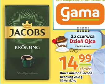 Gama Kawa mielona Jacobs Kronung 250 g oferta