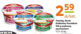 Gama Twaróg, Serek Delikatny President 150 g oferta