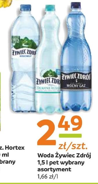 Gama Woda Żywiec Zdrój 1,5 I oferta