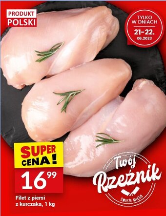 Twój Market Filet z piersi z kurczaka, 1 kg oferta