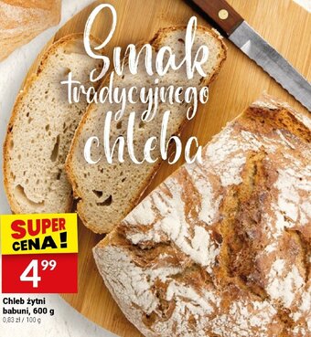 Twój Market Chleb żytni babuni, 600 g oferta