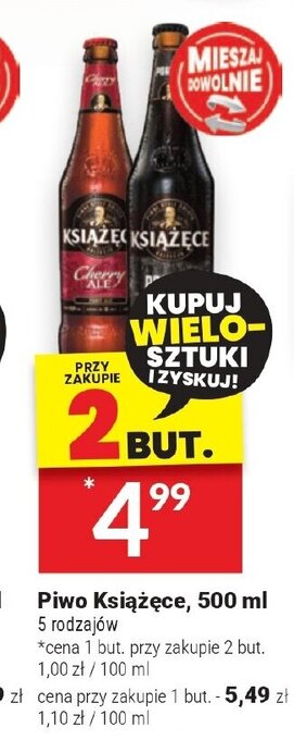 Twój Market Piwo Książęce, 500 ml oferta