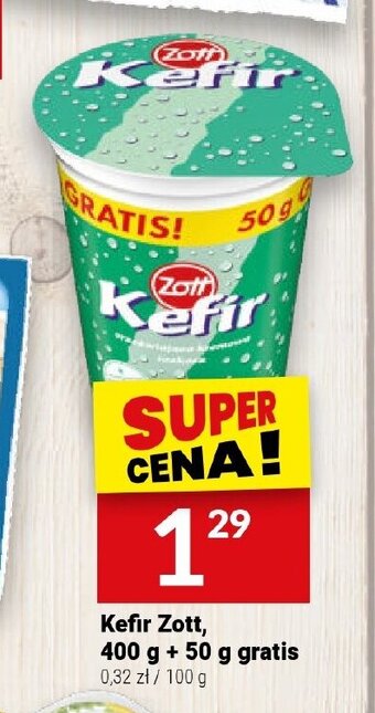 Twój Market Kefir Zott, 400 g + 50 g gratis oferta