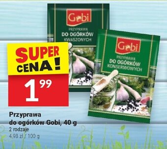 Twój Market Przyprawa do ogórków Gobi, 40 g oferta