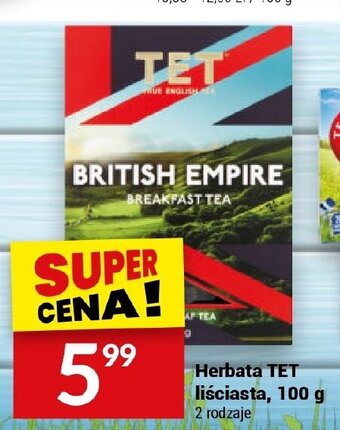 Twój Market Herbata TET liściasta, 100 g oferta