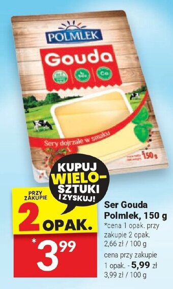 Twój Market Ser Gouda Polmlek, 150 g oferta