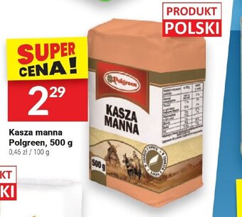 Twój Market Kasza manna Polgreen, 500 g oferta