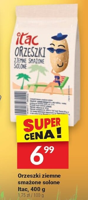 Twój Market Orzeszki ziemne smażone solone Itac 400 g oferta