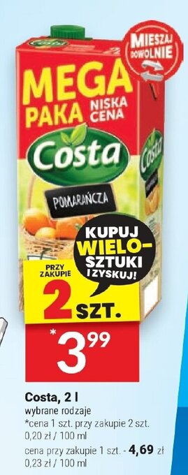 Twój Market Costa, 2 l oferta
