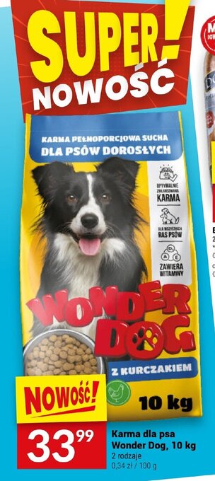 Twój Market Karma dla psa Wonder Dog, 10 kg oferta