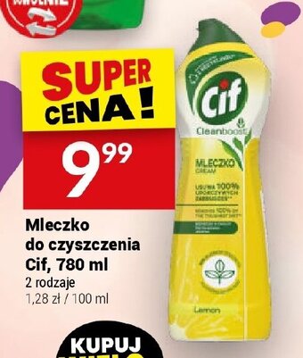 Twój Market Mleczko do czyszczenia Cif, 780 ml oferta