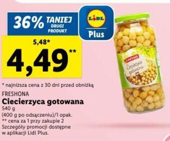 Ciecierzyca gotowana 540 g