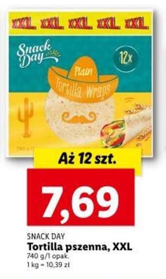 Lidl SNACK DAY Tortilla pszenna, XXL 740 g oferta