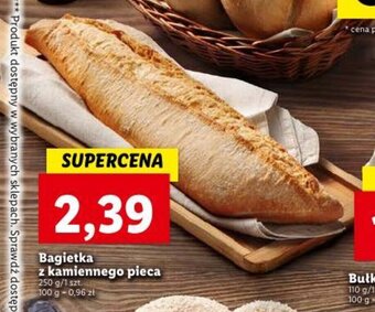Lidl Bagietka z kamiennego pieca 250 g oferta