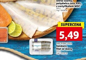 Lidl Sandacz, filet ze skórą 100 g oferta