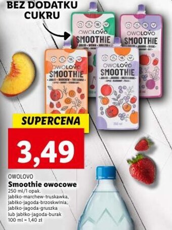 Lidl OWOLOVO Smoothie owocowe 250 ml oferta