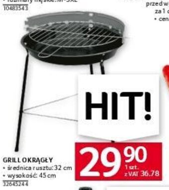 Selgros GRILL OKRĄGŁY oferta