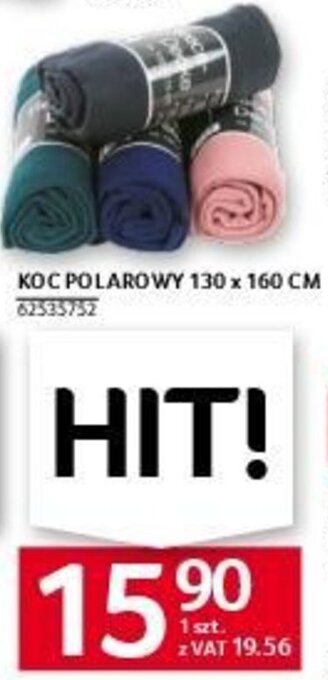 Selgros KOC POLAROWY 130 x 160 CM oferta