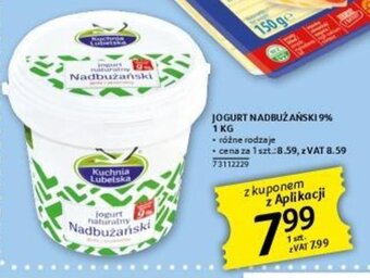 Selgros JOGURT NADBUŻAŃSKI 9% 1 KG oferta