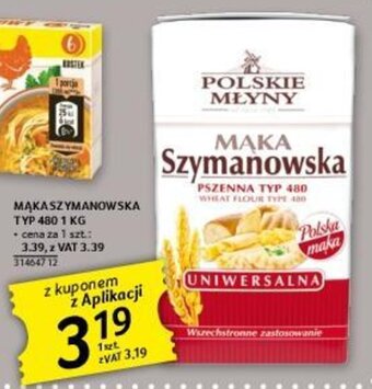 Selgros MĄKA SZYMANOWSKA TYP 480 1 KG oferta
