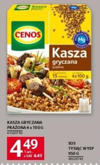 Selgros KASZA GRYCZANA PRAŻONA 4 x 100 G oferta