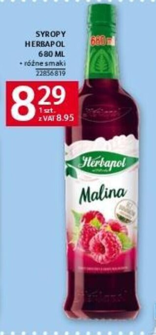 Selgros SYROPY HERBAPOL 680 ML oferta