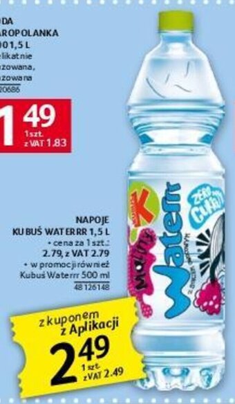 Selgros NAPOJE KUBUS WATERRR 1,5 L oferta
