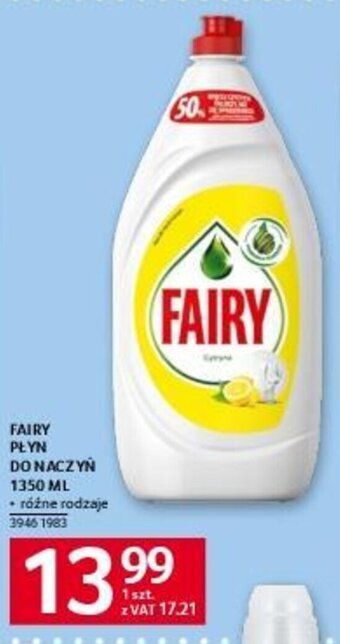 Selgros FAIRY PŁYN DO NACZYŃ 1350 ML oferta