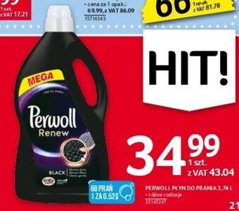 Selgros PERWOLL PŁYN DO PRANIA 3,74 L oferta