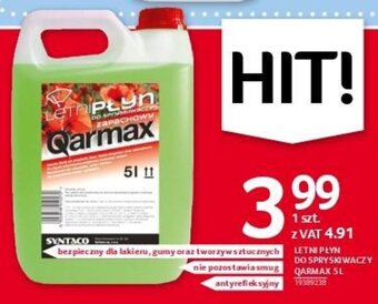 Selgros LETNI PŁYN DO SPRYSKIWACZY QARMAX 5 L oferta