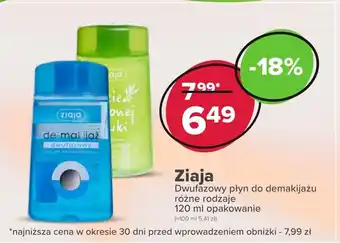 Drogeria Dr.Max Ziaja Dwufazowy płyn do demakijażu 120 ml oferta