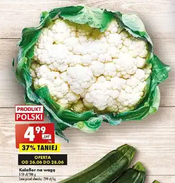 Biedronka Kalafior na wagę 1kg oferta