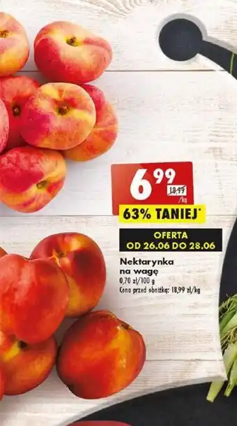 Biedronka Nektarynka na wagę 1kg oferta