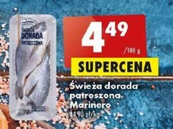 Biedronka Świeża dorada patroszona Marinero 100g oferta