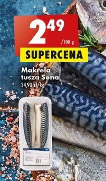 Biedronka Makrela tusza Sona 100g oferta