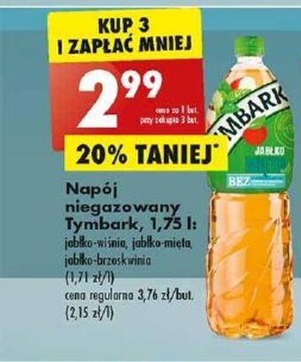 Biedronka Tymbark, Napój niegazowany 1,75l oferta