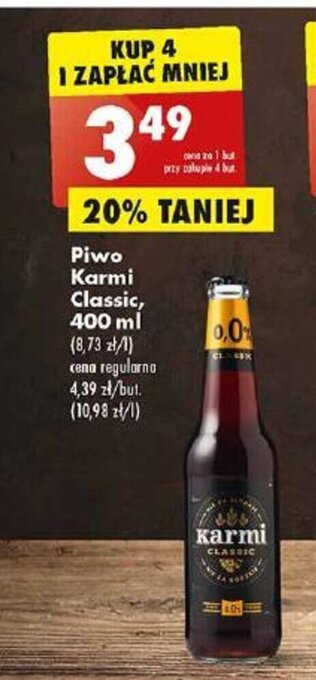 Karmi Piwo Classic, 400ml