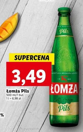 Lidl Piwo łomża pils oferta