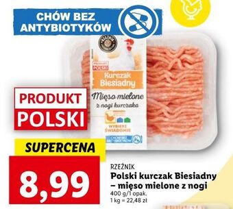 Lidl Mięso mielone z nogi kurczaka rzeźnik codzienna dostawa oferta