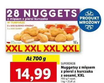 Lidl Nuggetsy + 4 sosy superdrob oferta