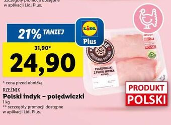 Lidl Polędwiczki z indyka rzeźnik codzienna dostawa oferta