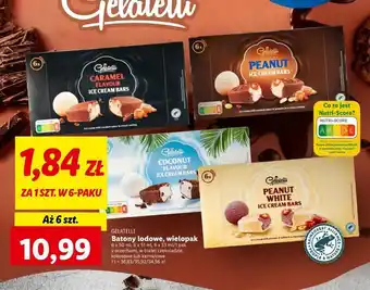 Lidl Lody double coconut peanut gelatelli oferta