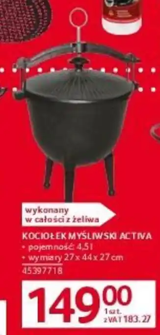 Selgros KOCIOŁEK MYŚLIWSKI ACTIVA oferta