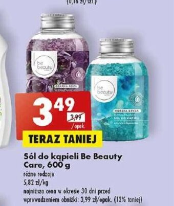 Biedronka Sól do kąpieli Be Beauty Care, 600 g oferta