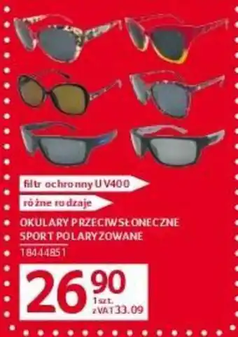 Selgros OKULARY PRZECIWSŁONECZNE SPORT POLARYZOWANE oferta